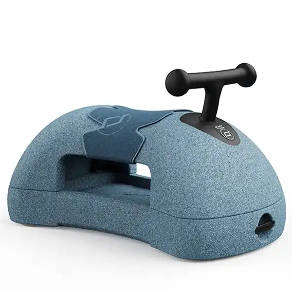 scoot and ride, scooter, løbecykel, trehjulet, 3-hjulet, løbehjul, 3-5 år, sikkerhedspude, aktiv leg, udeleg, 2-i-1, cykeltræning, motorisk udvikling, balance, Scoot and Ride - Highway Kick 1 løbecykel/løbehjul - Steel (blå) gå vogn ridevogn