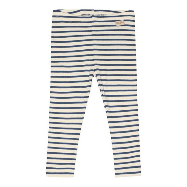 Petit Piao Leggings, Striber , Moonlight Blue/Offwhite