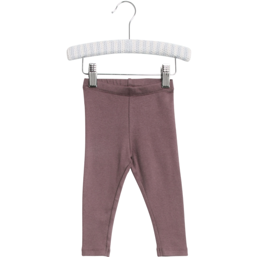 Wheat - rib leggings// powder plum, basis, ensfarvet, bluse, t-shirt, langærmet, wheat, pige, pigebluse, , dress, kjole, leggings, bukser, baby