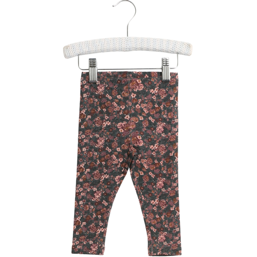 Wheat - jersey leggings // petroleum flowers, leggings, bukser, pigeleggings,