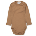 Wheat - body rib // caramel, body, bodystocking, sparkedragt, babytøj, dreng, nyfødt, pige