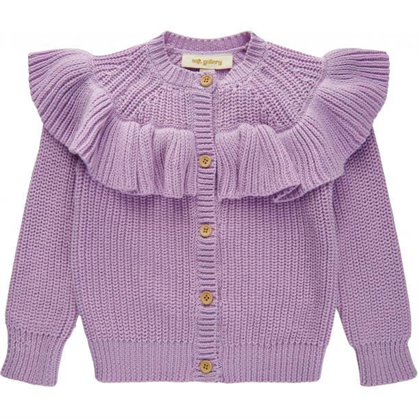 Soft Gallery Jojo Cardigan baby strik- Orchid Bloom