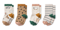 Liewood - Silas Socks 4-Pack - Farm / Sandy