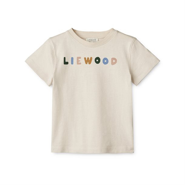 Liewood - Sixten Placement Shortsleeve T-shirt -  Liewood / Sandy