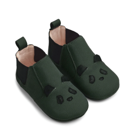 Liewood Edith Lædersutsko Panda Hunter green