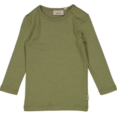 t-shirt, bluse, langærmet bluse, basisbluse, pigebluse, flæse, rib,