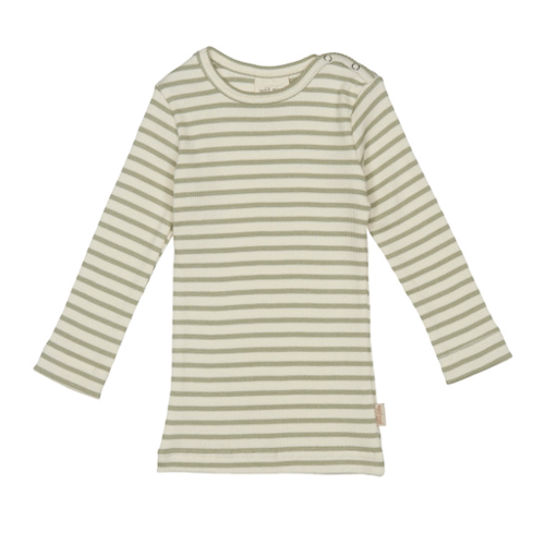 Petit Piao - t-shirt ls modal // clay, bluse, langærmet, t-shirt