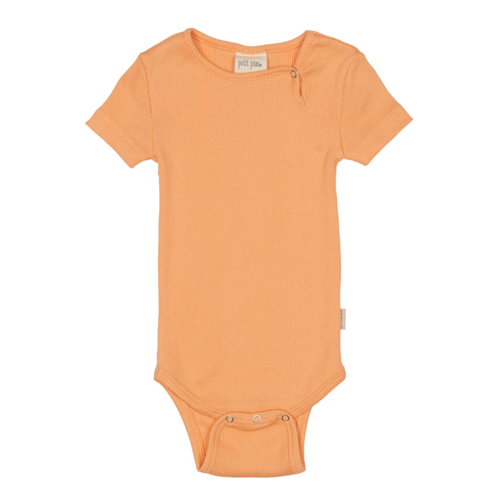 Petit Piao - body ls printed, body, bodystocking, sparkedragt, baby, babytøj