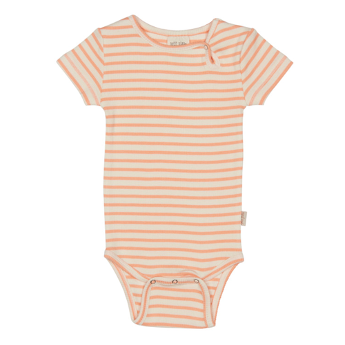 Petit Piao - body ls printed, body, bodystocking, sparkedragt, baby, babytøj