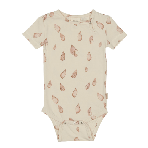 Petit Piao - body ls printed, body, bodystocking, sparkedragt, baby, babytøj