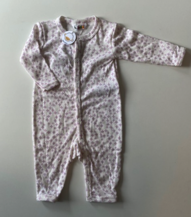 Joha Bodystocking rosa med korte ærmer, jumpsuit