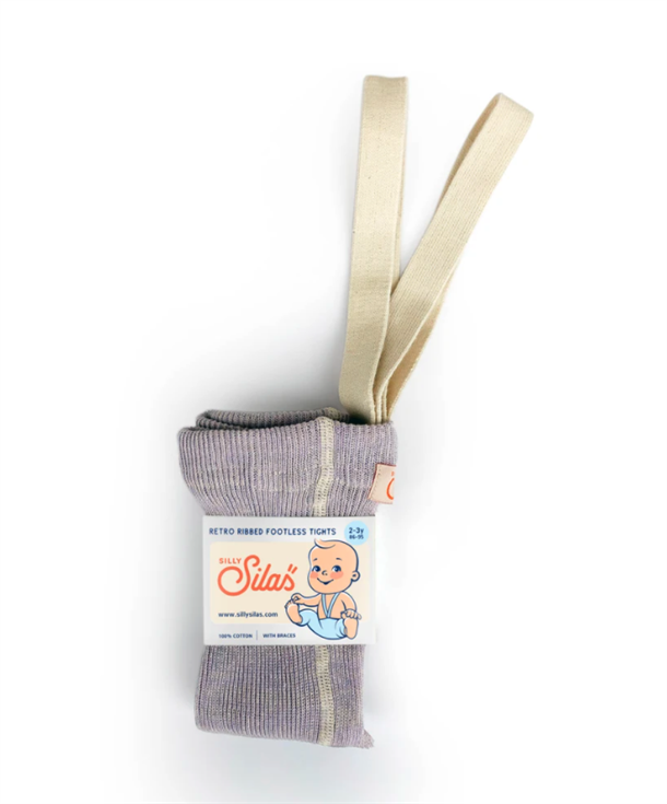 Silly Silas Strømpebukser med seler Love red