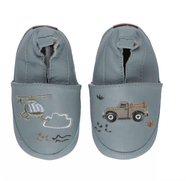 Hjemmesko, sutsko, futter, læder futter, læder slippers, læder sutsko, futter med bil print, slippers med biler, drengeprint, Melton futter, Melton sutsko, blå futter, drengesutsko, futter til drenge, drenge futter, drenge slippers.