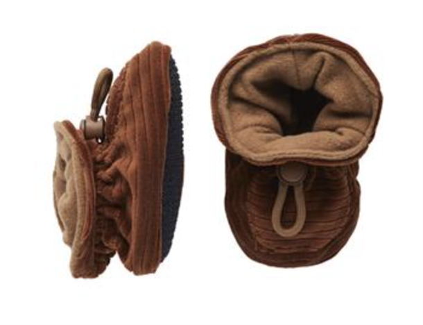 Hjemmesko, sutsko, futter, Melton futter, Melton booties soft waves Chestnut, sko