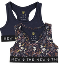 The New - Top 2-pack Rizle AOP // Navy Blazer, toppe, sportstoppe, undertøj, overdele, bh, underwear