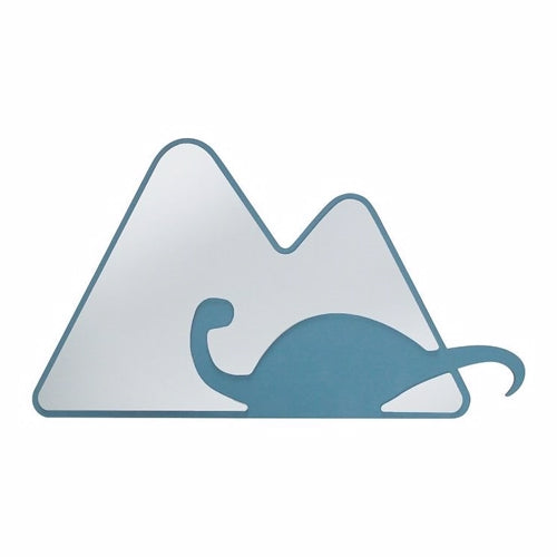 spejl, mirror, sebra spejl, børneværelse, dino, dinosaurus, dinosaur