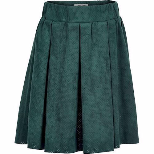 Nederdel, pigetøj, nederdele, festtøj til piger, hverdagsnederdel, festnederdel, kunst ruskind, The New Amina skirt