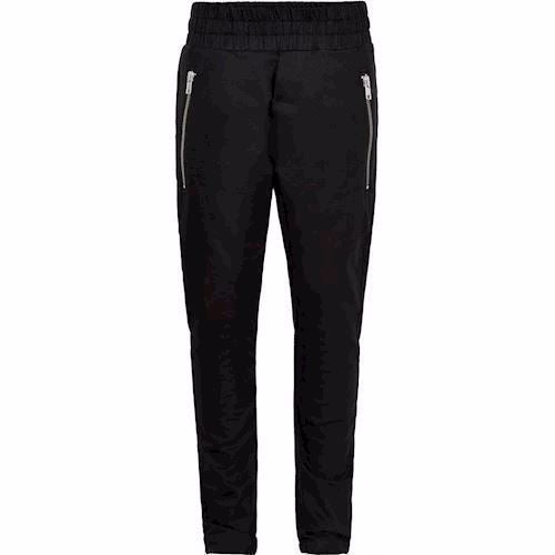 Bukser, pigebukser, bukser med lynlås, løse bukser, baggy pants, pants, Igor pants, THE NEW bukser, bukser med elastik i taljen, sorte bukser