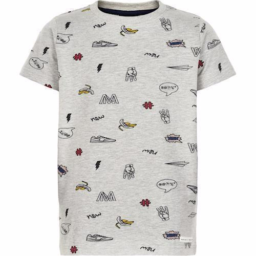 t-shirt, dreng, drenge, drengetøj, børnetøj, 3-14 år, børnegarderobe, børnegarderoben, sej, cool, bluse, drengeshirt, drengebluse, bomuld, print, sommertøj, skoletøj, the new, the, new