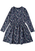 The New - DITSY LS Kjole // Mood Indigo, kjole fra the new, The new kjole, kjole med blomsterprint, blå kjole, kjole med blomster, langærmet kjole, kjole i farven mood indigo, kjole i blå med blomster, kjole i blå.