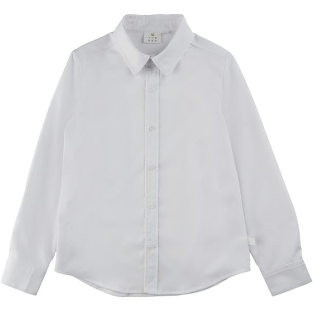 skjorte, skjorte fra the new, the new skjorte, skjorte i hvid, hvid skjorte, shirt, langærmet skjorte, langærmet skjorte fra the new, langærmet the new skjorte.