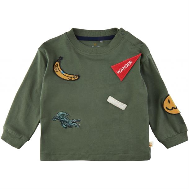 The New Siblings - BAXEL Bluse //Thyme, bluse sweatbluse, babysweatshirt