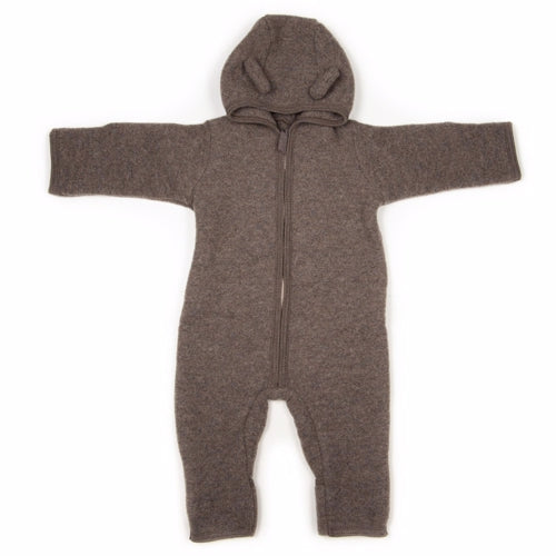 Huttelithut, elefanthue, hue, drengehue, hue med ører, balaclava, hh20-1-5, huttelihut plys elefanthue m/ører nougat, pigehue, brun, beige, beige melange, kaninører, bunbun, huttelihut bunbun elefanthue fleece kaninører dusty rose, lyserød, fleecehue, fleece