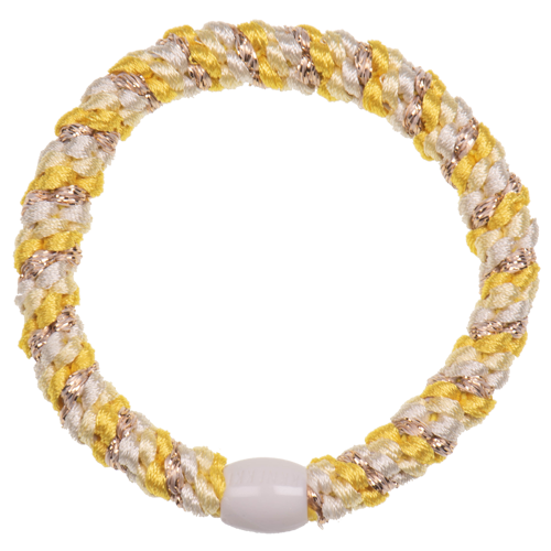 Kknekki hår elastik, knekki , kneki, teenage elastik, Kknekki armbånd, Army glitter , yellow