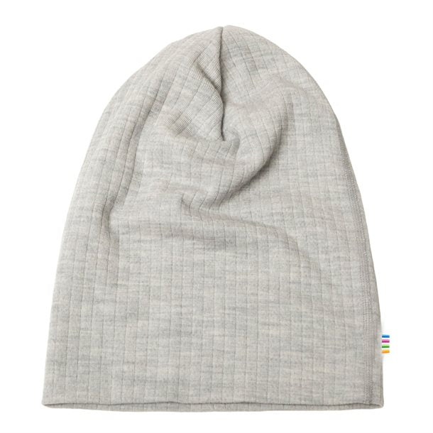 Joha -Voksen uld hue, dobbelt lag//Caramel Melange. 98521-122-15976