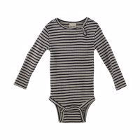 Petit Piao - body modal LS // ombre blue beige, body, bodystocking, sparkedragt, baby, babytøj