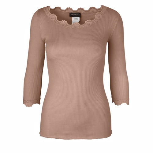 rosemunde, top, silke, bomuld, silketop, rosemundetop