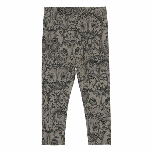 Soft Gallery Owl Baby Leggins - Vetiver OlivL ØKO