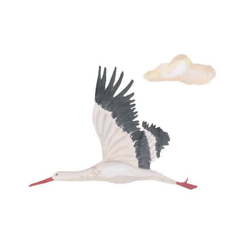 Thats Mine Wall Stickers Stork lille