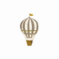Thats Mine Wall Stickers Retro luftballon small – Brown