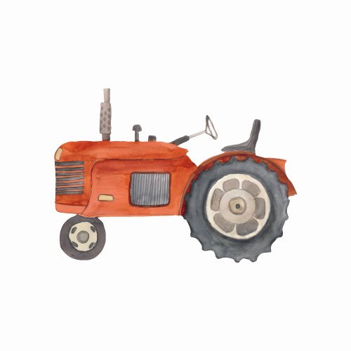 Thats Mine Wall Stickers Retro traktor