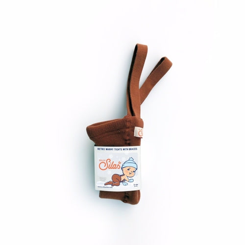 Silly Silas Strømpebukser med seler Love red