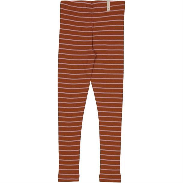 Wheat - rib leggings// bronze stripe, basis, ensfarvet, bluse, t-shirt, langærmet, wheat, pige, pigebluse, , dress, kjole, leggings, bukser, baby