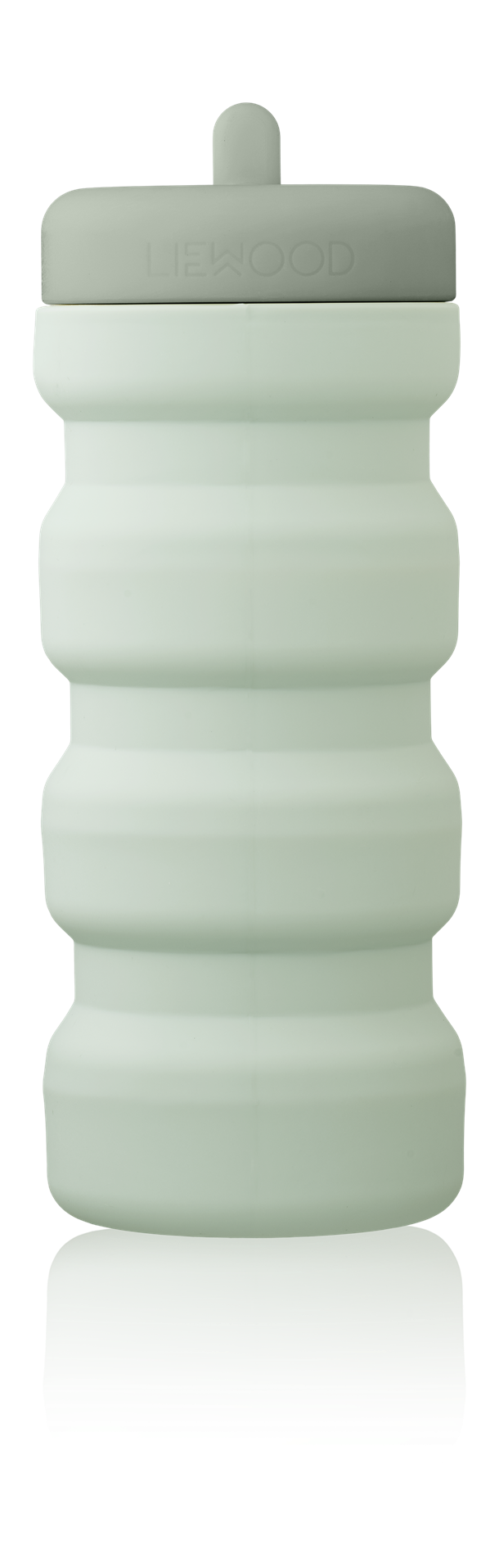 Liewood - Wilson vandflaske - 450 ml - dusty mind - faune green mix , vanddunk, wilson, vandflaske, foldbar vandflaske.